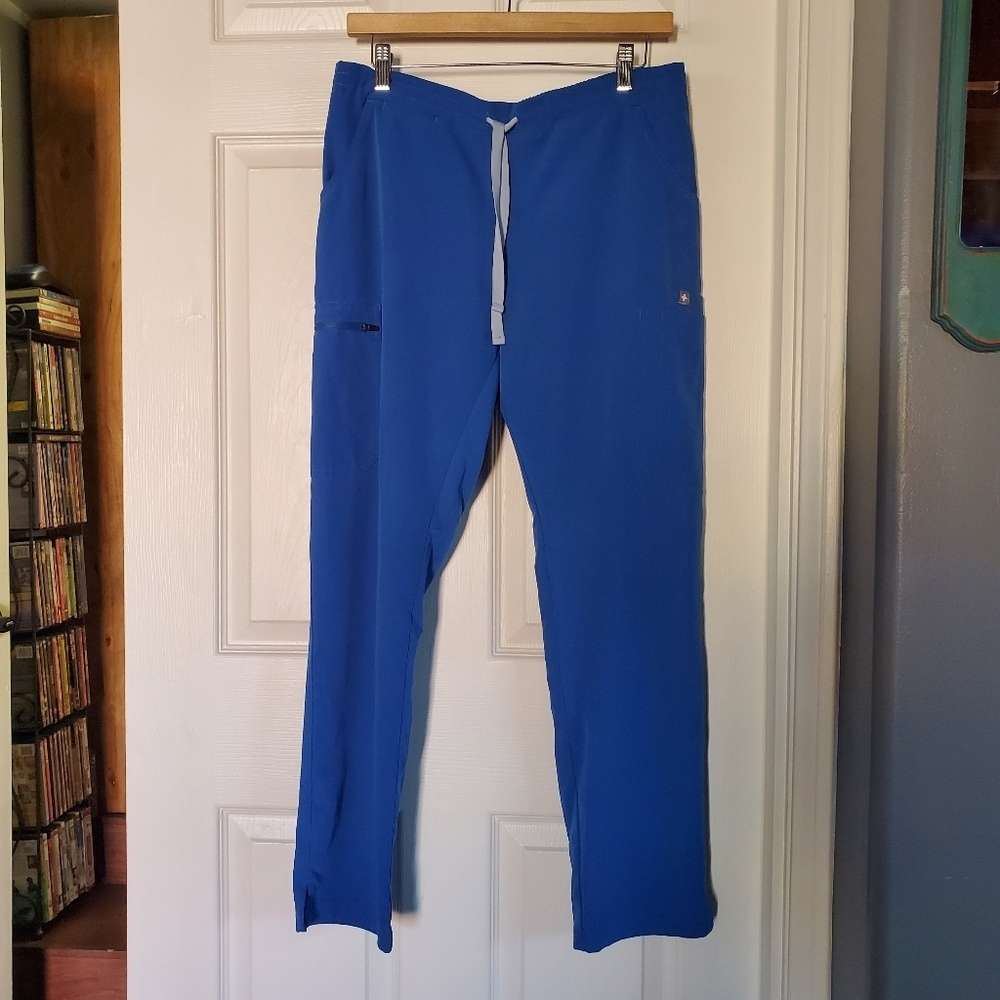 Figs Technical Collection Blue Scrub Pants Straight-Leg TW2000 R Size Medium